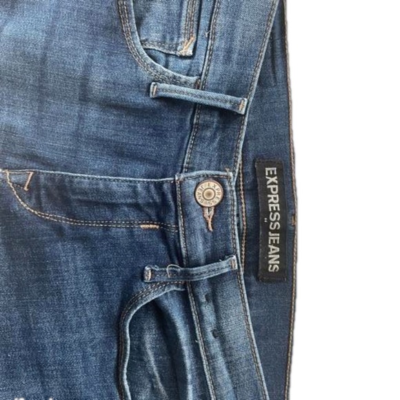 Express Jean Legging Mid Rise 6 regular women’s - Picture 9 of 11